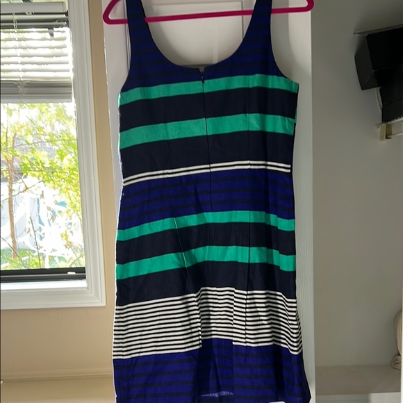 LOFT Multicolored Sleeveless Scoop Neck Midi Sundress - Picture 3 of 3